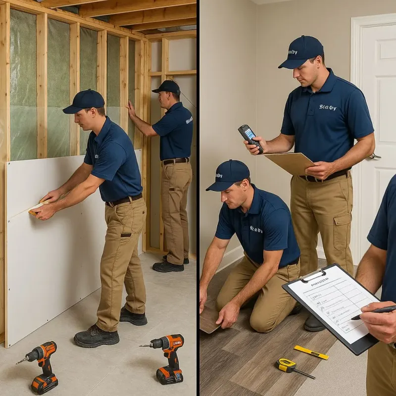 Repairs and Reconstruction process in Wanakah, NY